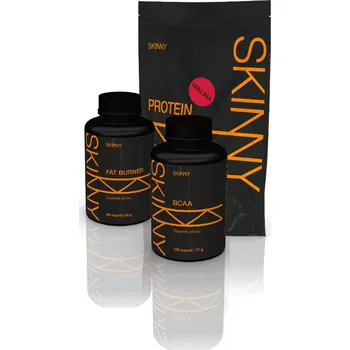 Skinny Výhodné balení PROTEIN dle vlastního výběru, BCAA, FAT BURNER Vyberte příchuť proteinu: Malina