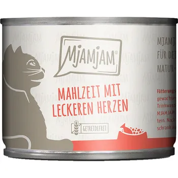 Krmivo pro kočku MjAMjAM pokrm s lahodnými srdíčky 24x200g