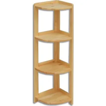 regál ČistéDřevo Regál dřevěný rohový r4r 106 x 30 x 30 cm 4 police