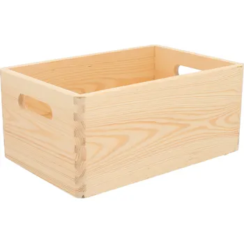 Úložný box Dřevěný box 30 x 20 x 14 cm