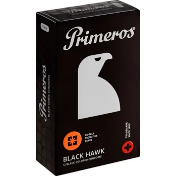 Kondom Kondom Primeros BLACK HAWK 12 ks - s kupónem KUP15 cena 212 Kč + extra diskrétní expedice