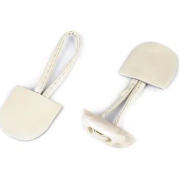 Pro Háčkování Zapínání s knoflíkem krémové