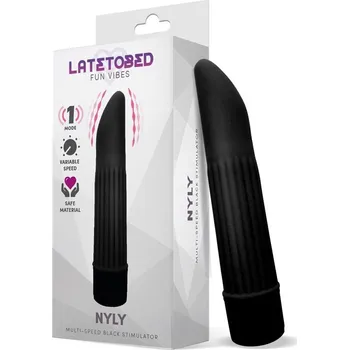 Vibrátor LateToBed Nyly Multi-Speed Stimulator Black