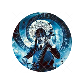 Jedlá dekorace na dort WEDNESDAY 10, VARIANTA Jedlý papír 1696