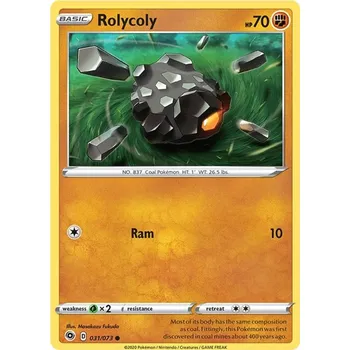 Sběratelská karetní hra Rolycoly 031/073 - Champion´s Path Typ karty: Non-Holo