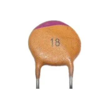 Elektronická součástka 27pF/500V TK676, keramický kondenzátor