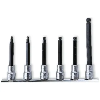 Ruční nářadí 910BP/SB6L-Sada 3/8" šestihranných hlavic s kuličkou (910BP/SB6L-Sada 3/8" šestihranných hlavic s kuličkou)