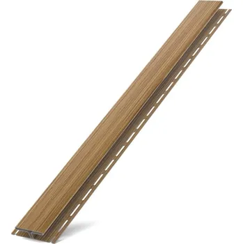 BRYZA "H" profil plastový, délka 3M, Ořech zlatý