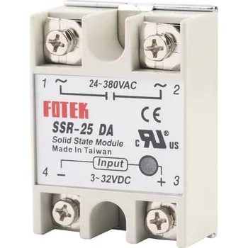 Bezkontaktní relé SSR-25DA, 24-380VAC