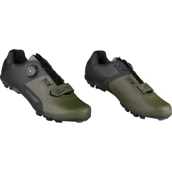 Pánské cyklistické tretry tretry FORCE VIRTUOSO GRAVEL, černo-army 36