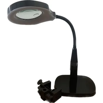 Lupa Stolní lupa 9145 bifokální 3D+8D, 24x LED, podstavec i svorka,černá