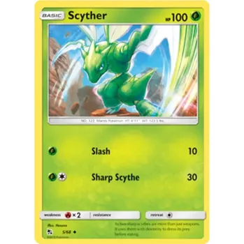 Karetní hra Scyther 005/068 - Hidden Fates Typ karty: Non-Holo
