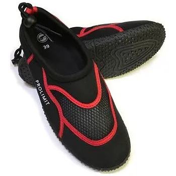 Vodácké vybavení boty PROLIMIT Beach Shoe BLACK/RED velikost bot 40