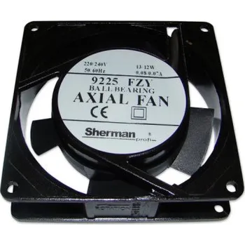 Příslušenství ke svářečce Sherman MG9225FZYBL Ventilátor 9225 FZY BL 92x92x25 mm, 230 V, kuličkové ložisko