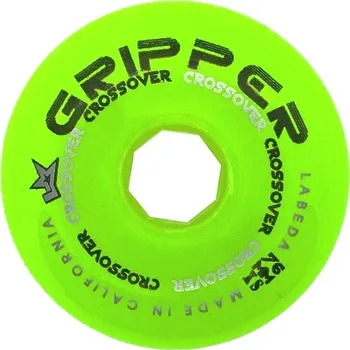Kolečko k in-line bruslím Kolečka Labeda Gripper Crossover X-Soft Green (1ks, 68mm, X-soft / 74A, Zelená