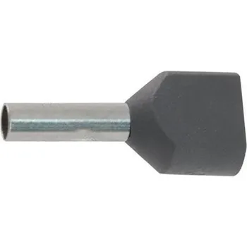 Síťový kabel Dutinka pro dva kabely 2,5mm2 šedá (TE2,5-10)