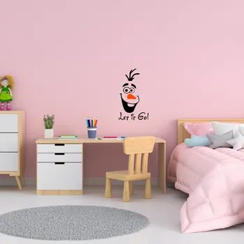 Samolepící dekorace Samolepka na zeď "Olaf" 14x23cm