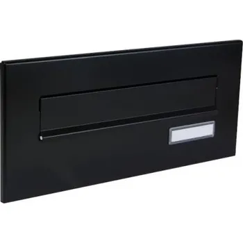 Poštovní schránka DOLS ČD-1 RAL9005 - čelní deska poštovní schránky k zazdění, se jmenovkou, černá