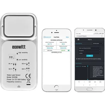 Meteostanice Senzor Ecowitt WH55 - detektor zaplavení k wifi bráně