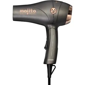 Péče o vlasy Artero Mojito Gold Travel Hair Dryer - Zlato-černý cestovní fén