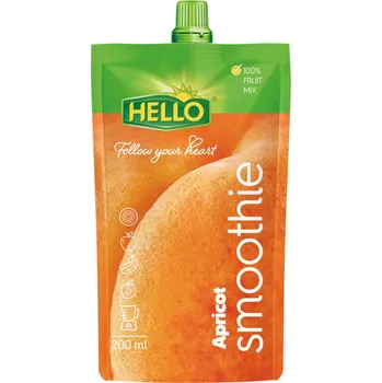 HELLO Smoothie meruňka kapsička 200 ml x 10 kusů