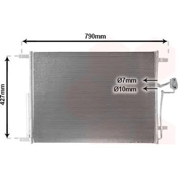 Klimatizace automobilu Kondenzátor, klimatizace VAN WEZEL 33015704