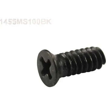 Šroub Hammond Electronics 1455MS100BK náhradní šroub ocel, černá, 100 ks