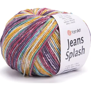 Galanterie YarnArt Jeans Splash 943 vínovo-barevná