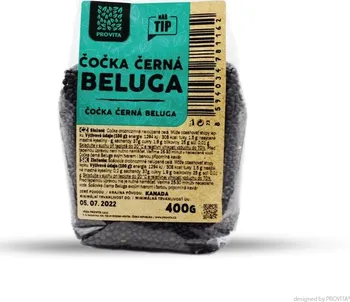 Luštěnina Provita Čočka černá Beluga 400 g