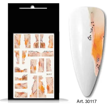 BIO NAILS BIO-nails vodolepka 30117 mramor se třpytkami