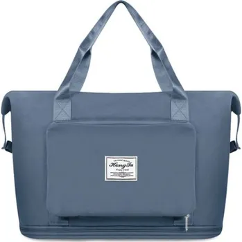 Cestovní taška Skládací cestovní velkokapacitní taška 42 x 38 x 22 cm modrá