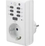 Renkforce 1289333 spínací zásuvka s časovačem, analogový, denní program, 1800 W, IP20