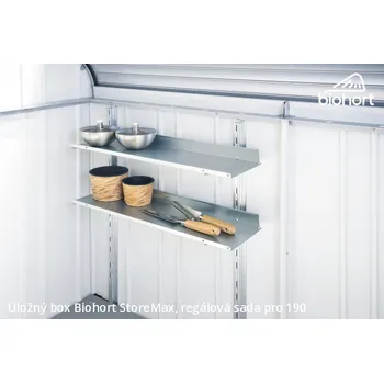 Zahradní úložný box Biohort Regálová sada StoreMax® 190
