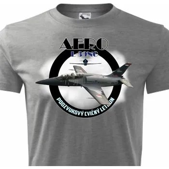 Pánské tričko STRIKER Tričko Aero L-39NG Barva: Šedá, Velikost: L