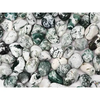 Drahý kámen Magieprirody.cz Tromlovaný kámen Achát stromový L velikost 25 - 40 mm - Brazílie #547 Množství: 1ks