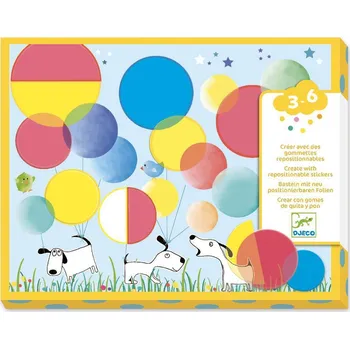 kreativní sada Djeco Duhová koláž - magická kola