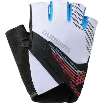 Cyklistické rukavice SHIMANO Advanced rukavice, bílá, L