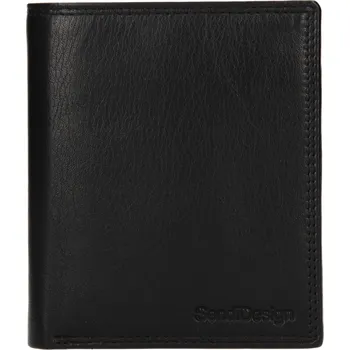 Peněženka Pánská kožená peněženka SendiDesign Netter - černá