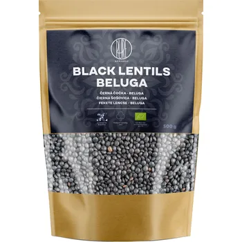 Luštěnina BrainMax Pure Čočka černá Beluga BIO 500 g