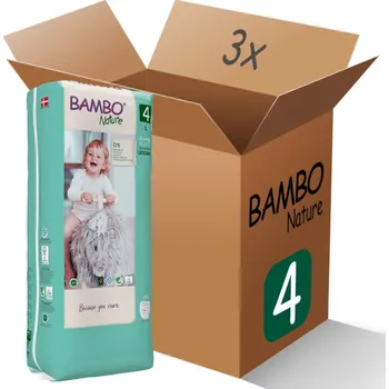 Plenkové kalhoty BamboPack 3x Bambo Nature Pants 4 L 7-12kg, 40ks