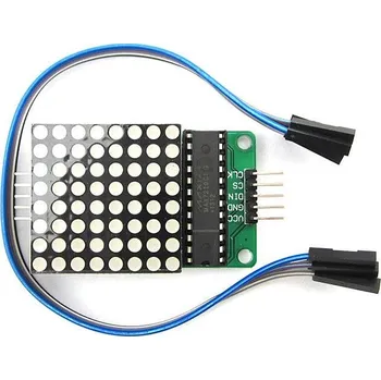 Síťový kabel LED Matrix matice 8x8 s MAX7219 - červená