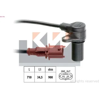 Kliková hřídel Generátor impulsů, klikový hřídel KW 453 170