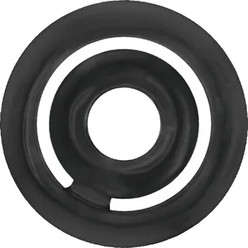 Kroužek na penis ADDICTED TOYS dvojitý černý - s kupónem KUP15 cena 76 Kč + extra diskrétní expedice