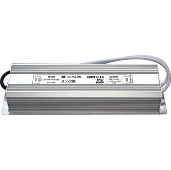 Napájecí zdroj pro osvětlení GREENLUX DRIVER LED 24V IP67 100W - LED driver vestavný