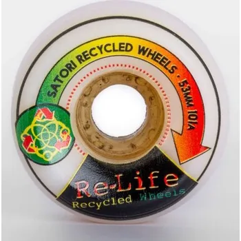 Kolečko na skateboard SK8 KOLA SATORI Relife Recycled - bílá - 53mm/101a + při osobním odběru 902 Kč