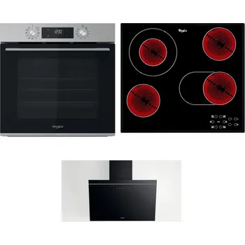 Set domácích spotřebičů WHIRLPOOL OMK58CU1SX + WHIRLPOOL AKT 8190/BA + WHIRLPOOL AKR 62F LT K