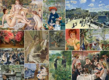Puzzle Bluebird Puzzle Koláž obrazů: Auguste Renoir 6000 dílků