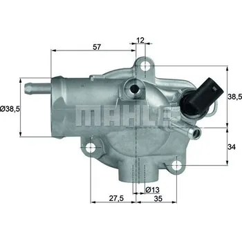 Chladič motoru TH1392 MAHLE ORIGINAL Termostat, chladivo BEZ ORIGINÁLNÍ KRABIČKY