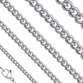 Řetízek ŠPERKYLA - Řetízek z chirurgické oceli - Curb 45 cm x 1.8 mm