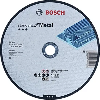 Řezný kotouč BOSCH Standard for Metal 2608619770